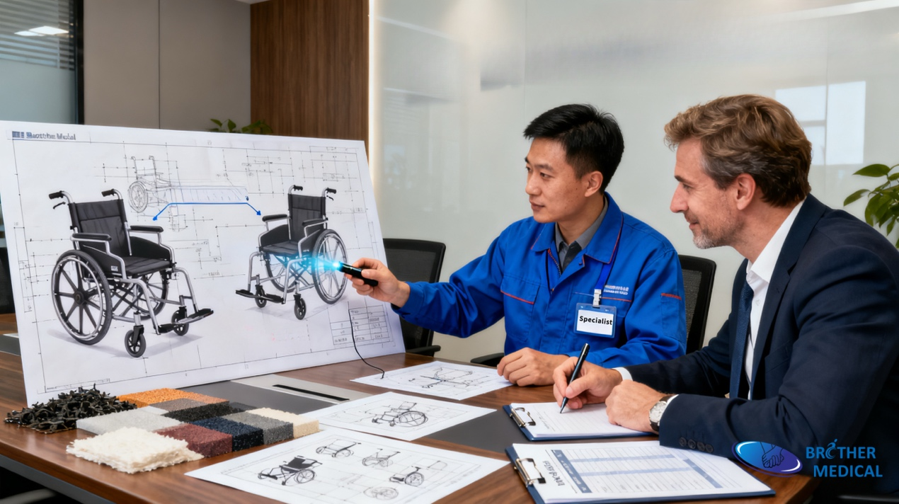 Brother Medical Specialist offers wheelchair cost optimization solutions Brother Medical Specialist bietet Lösungen zur Kostenoptimierung für Rollstühle