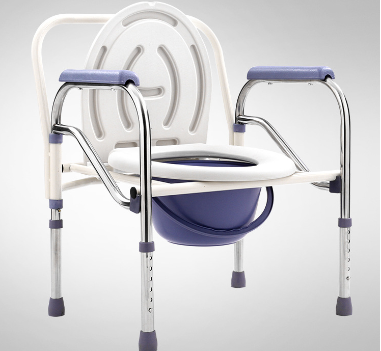 Hochwertige hausgemachte Großhandel abtrennbare Kommode Wheel Stuhl Toilettenkommode Stuhl