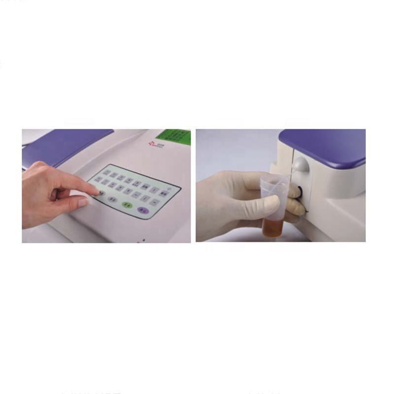 Laborgeräte Vollautomatisierter Chemieanalysator Halbautomatische Veterinär -Trockenchemie -Analysator Biochemie für Human