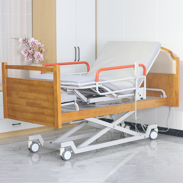  Luxus Home Care Electric Rotary Nursing Bett Rotation Krankenhausbett für Pflegeheim