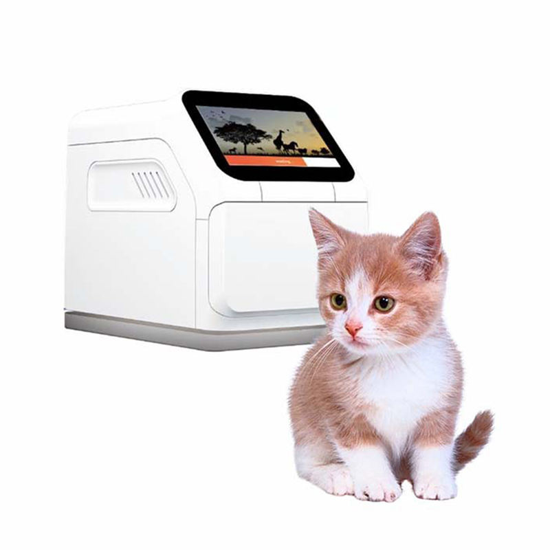 Tierarzt klinische Autochemieanalysator Vollautomatische Biochemie POCT Veterinär trocken biochemischer Analysator
