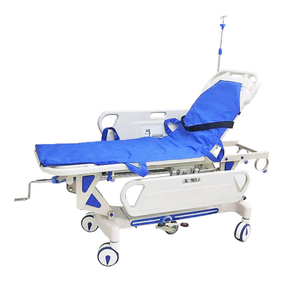 Hydraulikhandbuch Krankenhausbett ABS Plastik Medizinischer Notfallstierpatienten Transport Trolley