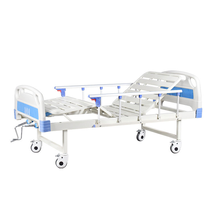 Medizinische Möbel Zwei Anpassungen einstellbares Klappern Medizinisches Bett 2 Funktionen Handbuch Krankenhausbett