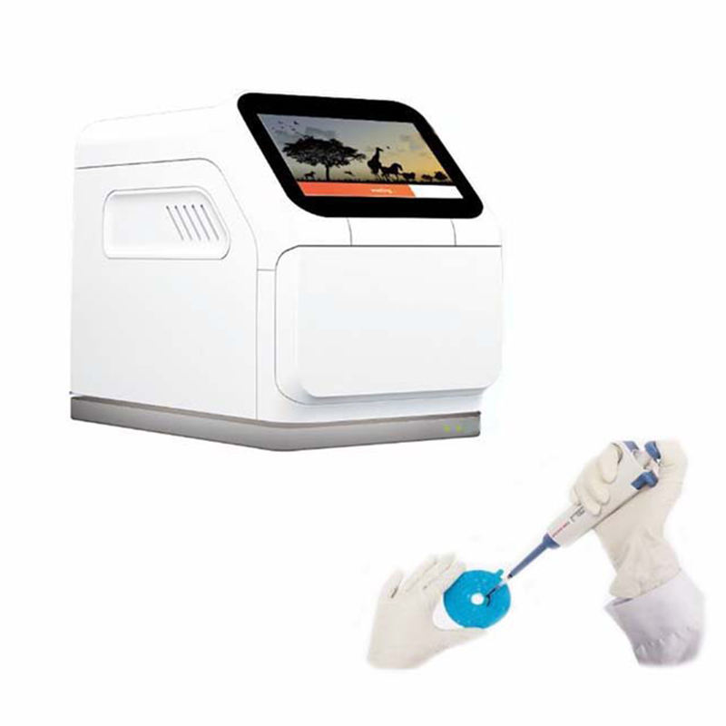 Tierarzt klinische Autochemieanalysator Vollautomatische Biochemie POCT Veterinär trocken biochemischer Analysator