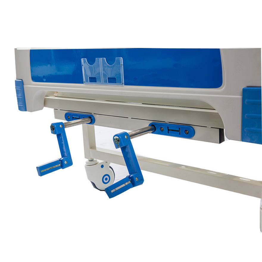 Hot Sale Hospital Furniture Equipment Health Care 2 CRANKS Handbuch Zwei Funktion Medizinischer Bettpreis für ältere Menschen