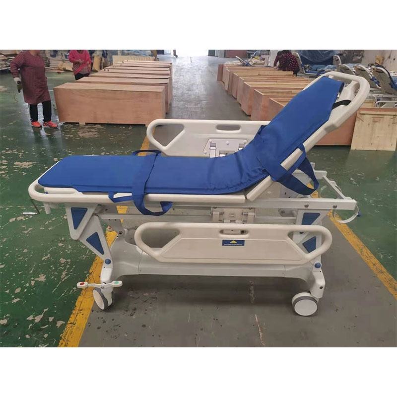Krankenhauspatienten Betriebshöhe einstellbarer Transferbett Notfallstierwagen ABS Rescue Car