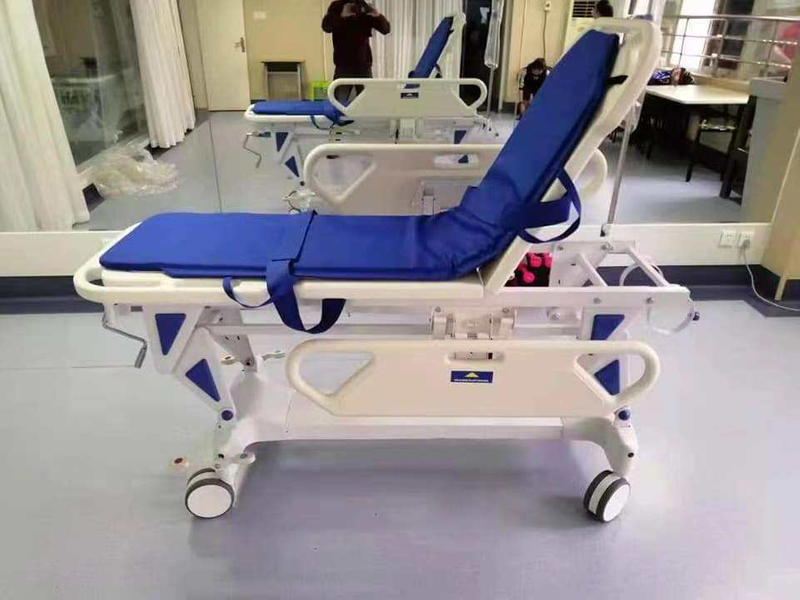 Krankenhaus Notfall Erste Hilfe ICU luxuriöser Flachfahrer Patiententransferausrüstung Ambulanzbett für Patientenraum