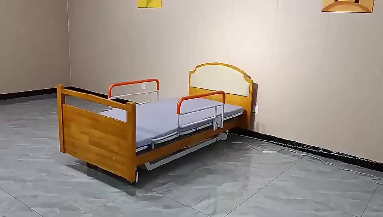  Luxus Home Care Electric Rotary Nursing Bett Rotation Krankenhausbett für Pflegeheim