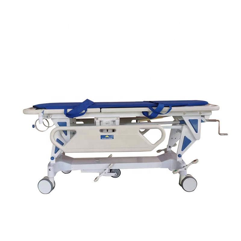 Krankenhauspatienten Betriebshöhe einstellbarer Transferbett Notfallstierwagen ABS Rescue Car