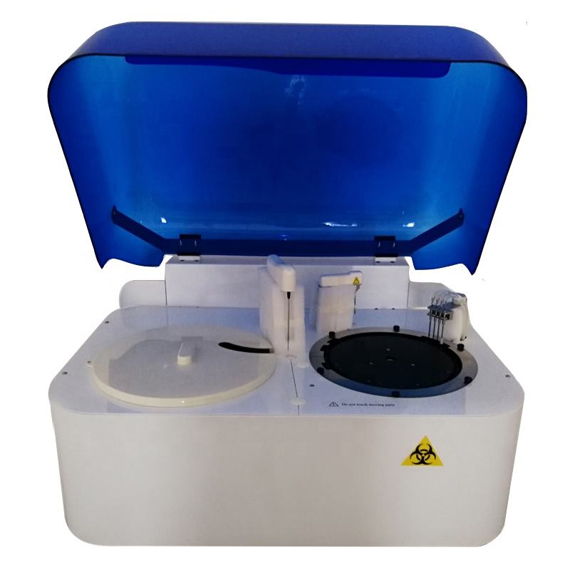 Blutuntersuchungslaborausrüstung Veterinär Blutchemie Analysator Semi-Auto Trockener biochemischer Analysator
