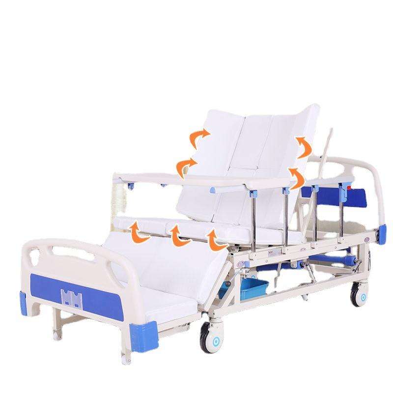 Multifunktionales handbetriebenes häusliches Pflegebett Handbuch Krankenhaus Medizinische ältere Pflegebett für den Gebrauch für Fome