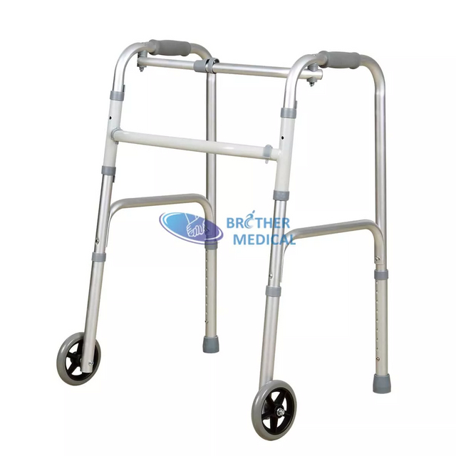 Kompakter Rollator aus Aluminium für die Rehabilitation