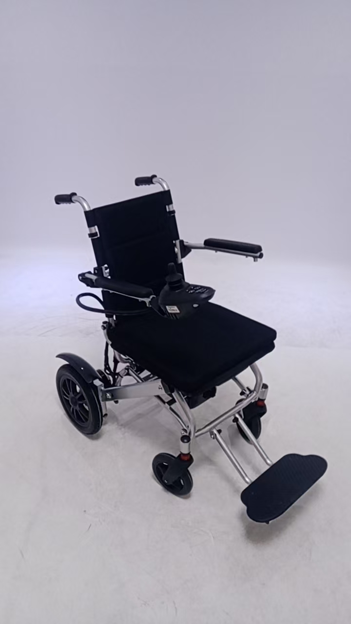 Ultraleichter Elektrorollstuhl 17 kg | Zusammenklappbarer Elektrorollstuhl aus Aluminium für einfachen Transport