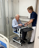 Patientenlifter-Transferstuhl aus Aluminium