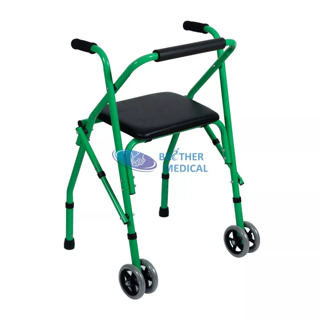 Tragbarer verstellbarer Rollator Walker