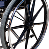 BME4618 Verchromter Bariatrie-Rollstuhl – 200 kg schwere Mobilität