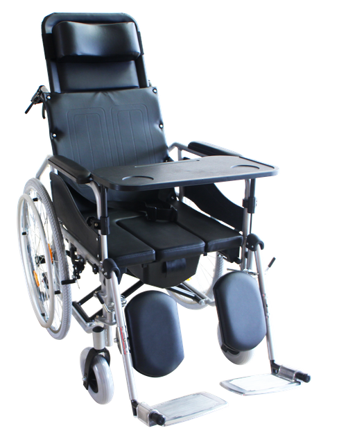 Orthopädischer Lieger -Aluminium -Rollstuhl