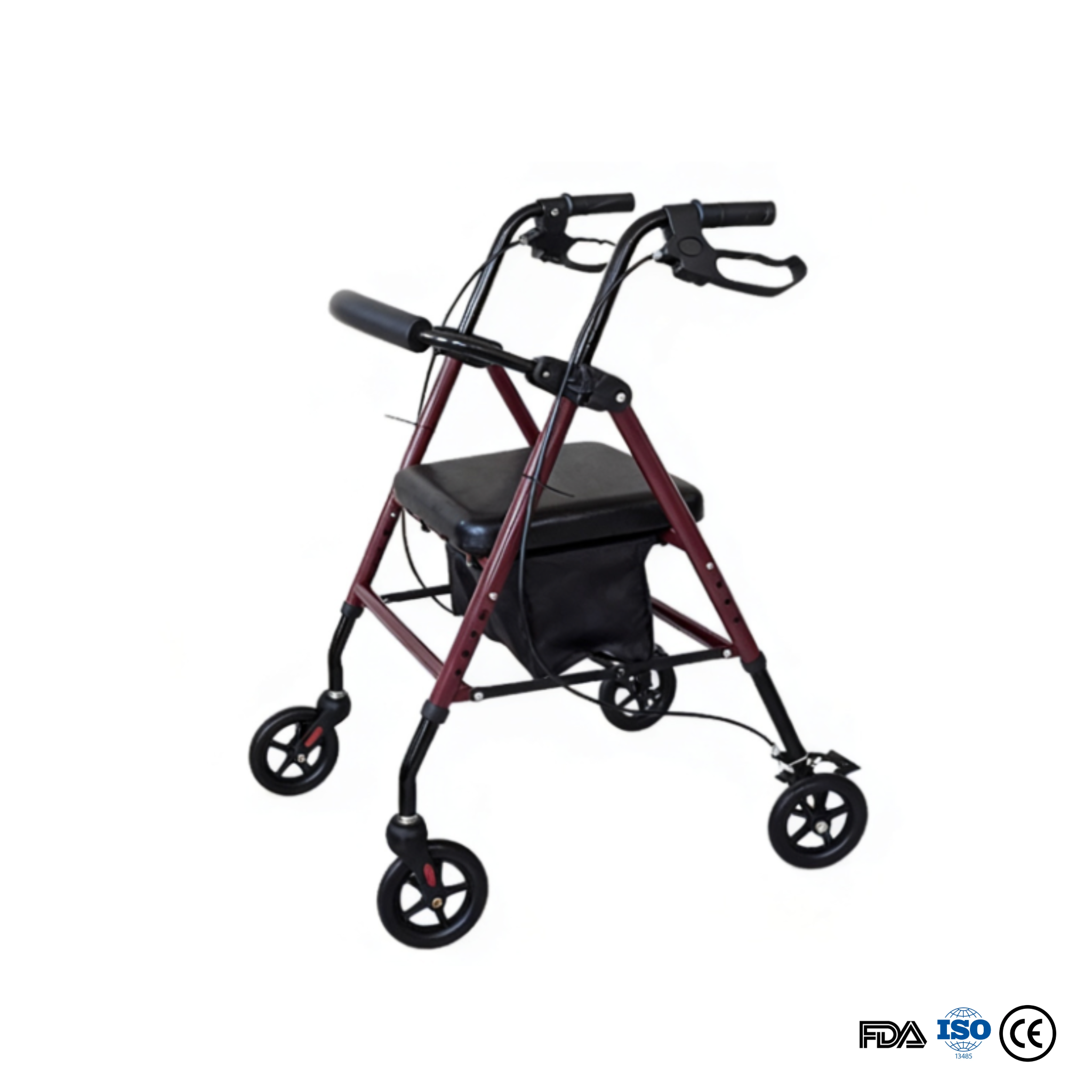 Outdoor tragbare aufrechte Aluminiumrollator