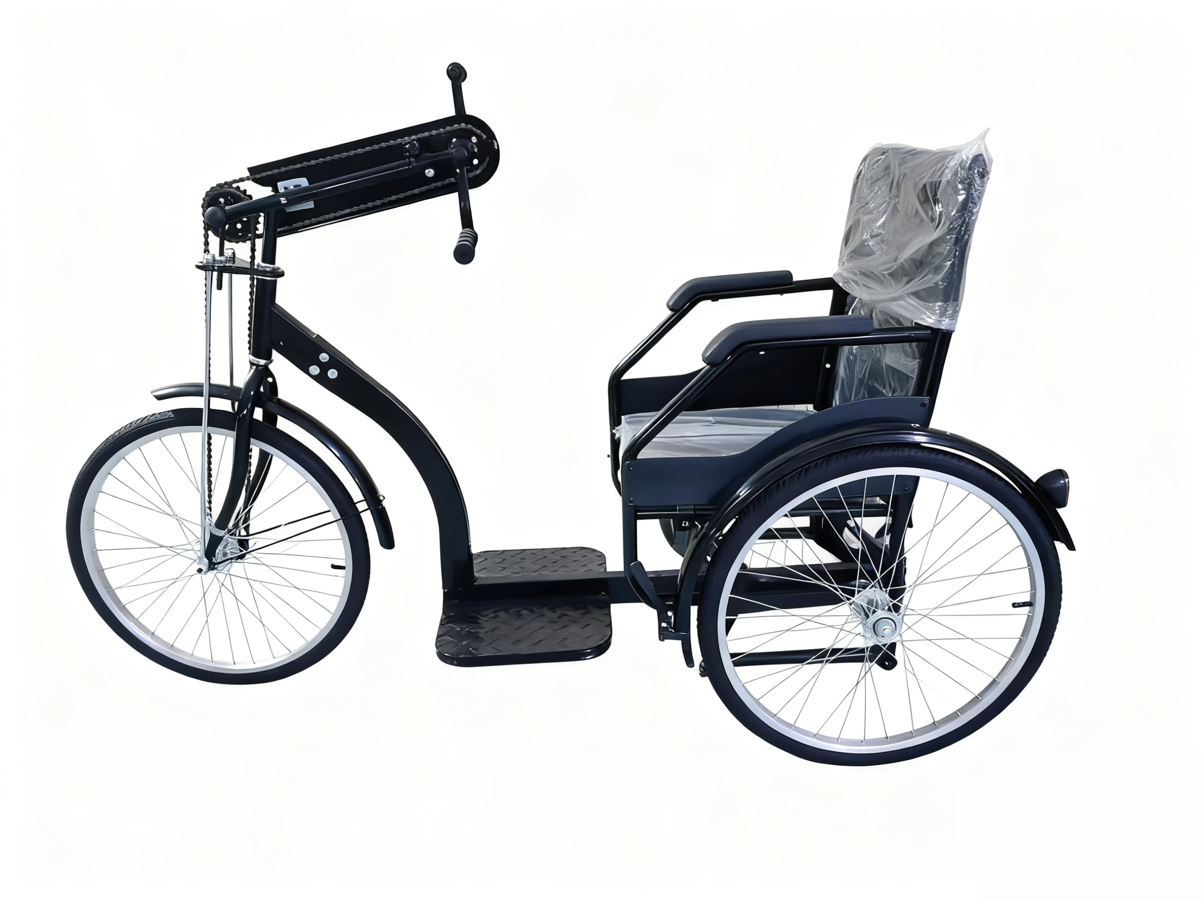 Handbike; Handrad; handgekurbeltes Dreirad