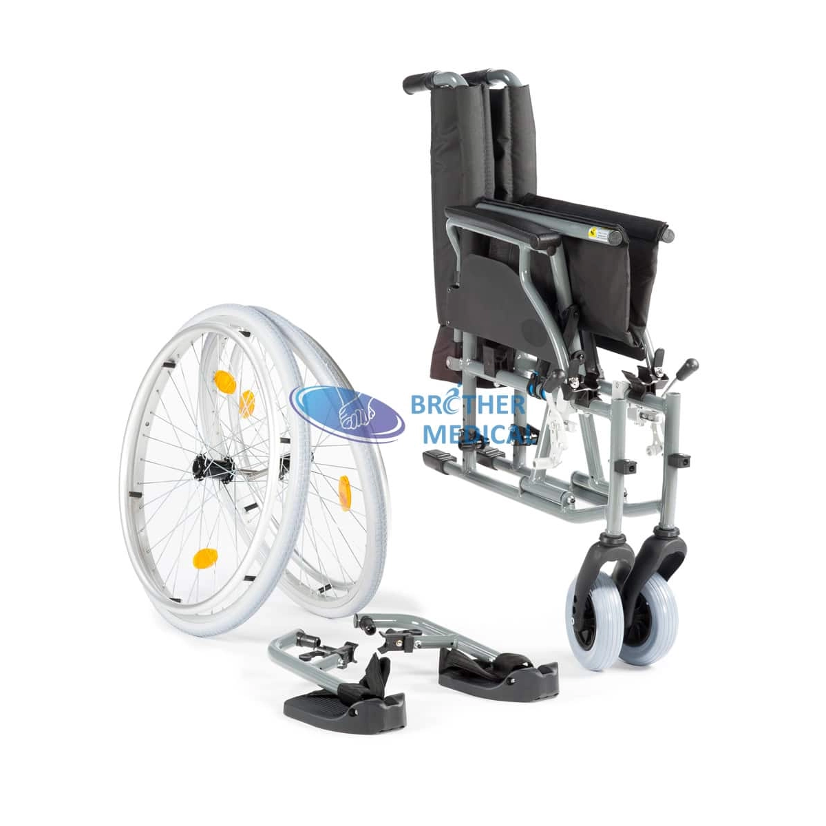 Multifunktioneller Aluminium -Rollstuhl aus Aluminium