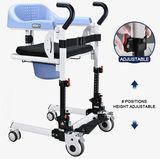 Patientenlifter-Transferstuhl aus Aluminium