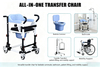 Patientenlifter-Transferstuhl aus Aluminium