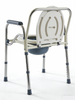  Klappbare Plastik -Kommode -Stuhl mit Toilettensitz Commode Stuhl mit Handläufeimer Toilette