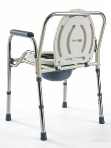  Klappbare Plastik -Kommode -Stuhl mit Toilettensitz Commode Stuhl mit Handläufeimer Toilette