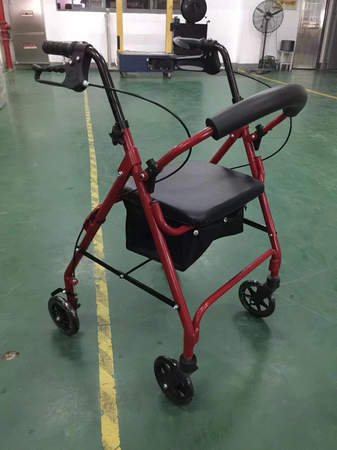 BME 861 Aluminium tragbarer leichtes Klappwanderer Rollator