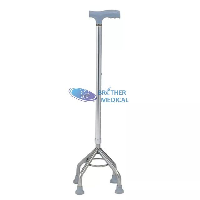 Aluminium -Quad -Rohr mit verchromtem Stativbasis