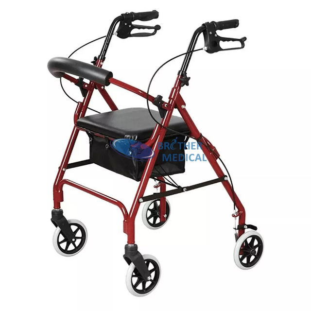 BME 861 Aluminium tragbarer leichtes Klappwanderer Rollator