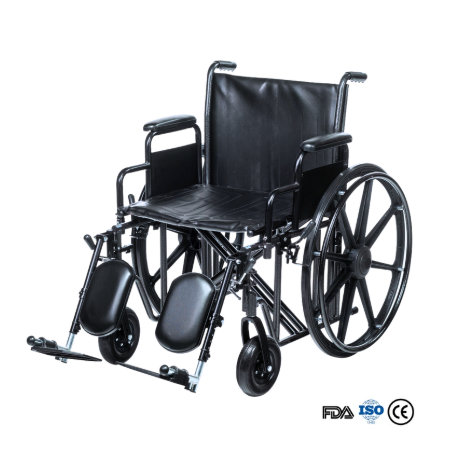 BME4618 28-Zoll-Bariatrie-Handrollstuhl mit hoher Kapazität | 500 Pfund maximale Belastung