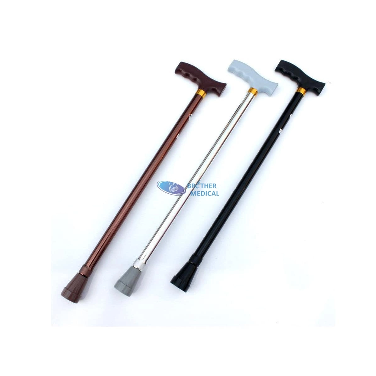 Faltbares Aluminium Walking Cane Verstellbare tragbare Krücke zum Gehen